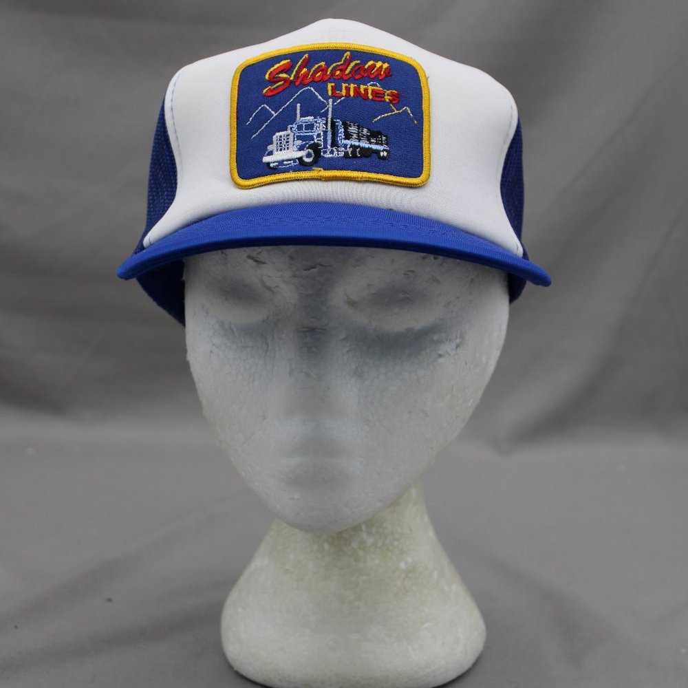 Vintage Patched Trucker Hat - Shadow Lines Langely BC - Adult Snapback